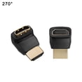 thumbnail image 1 of 90/270 Degree HDMI Adapter Male to Female L-type, 1 of 1