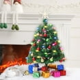 thumbnail image 5 of Tabletop Christmas Tree with Lights and Ornaments - Artificial Decorative Mini Xmas Tree for Home, Office, Party & Indoor Holiday Decoration, 5 of 5