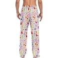 thumbnail image 2 of GZHJMY Musical Notes Pajama Pants for Men, Lounge Pants Lightweight Men Pajama Bottoms with Drawstring Pockets, Christmas New Year Birthday Gifts, X-Large, 2 of 6