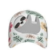 thumbnail image 2 of Balery Cute Cartoon Sloth Baseball Cap For Women Men,Adjustable Size For Running Workouts And Outdoor Activities All Seasons, 2 of 9