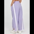 thumbnail image 4 of Pantalones Deportivos Holgados de Pierna para Mujer, Informales, con Cordón Ajustable y Cintura Elástica, en Colores Contrastantes, Estilo Y2K. S, 4 of 7