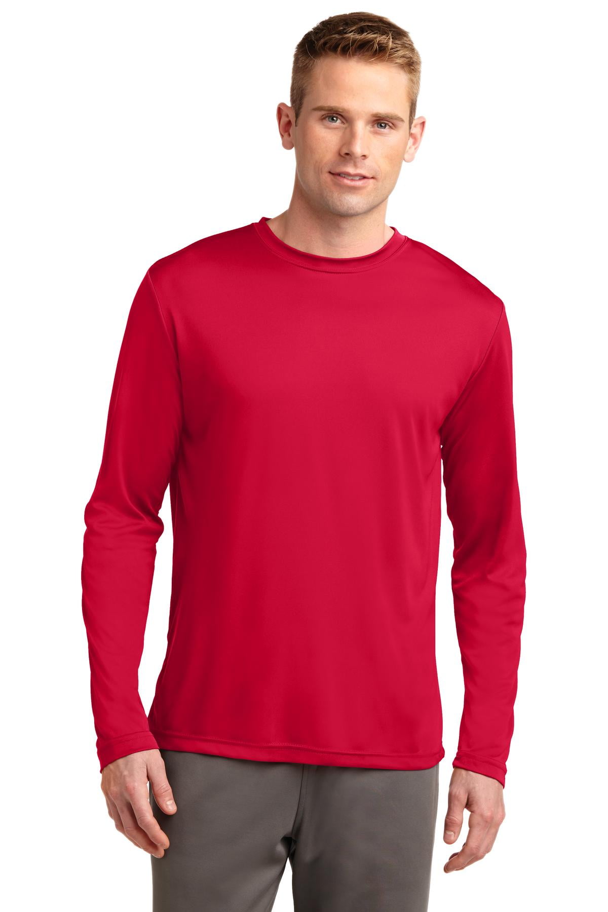 Sport-Tek Tall Long Sleeve PosiCharge Competitor Tee-4XLT (True Red)