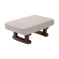 thumbnail image 1 of bedienty Small Ottoman Decor Bench Rectangle Step Stool for Entryway Dorm Living Room Navy Blue Plain Color 41x30x18cm, 1 of 1
