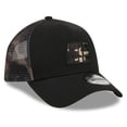 thumbnail image 2 of Men's New Era  Black NASCAR  Camo 9FORTY A-Frame Trucker Adjustable Hat, 2 of 4