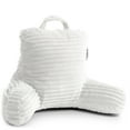 thumbnail image 6 of Nestl Reading Pillow for Kids & Teens, Small Backrest Pillow with Arms, Shredded Memory Foam Bed Rest Pillow, White, 6 of 7