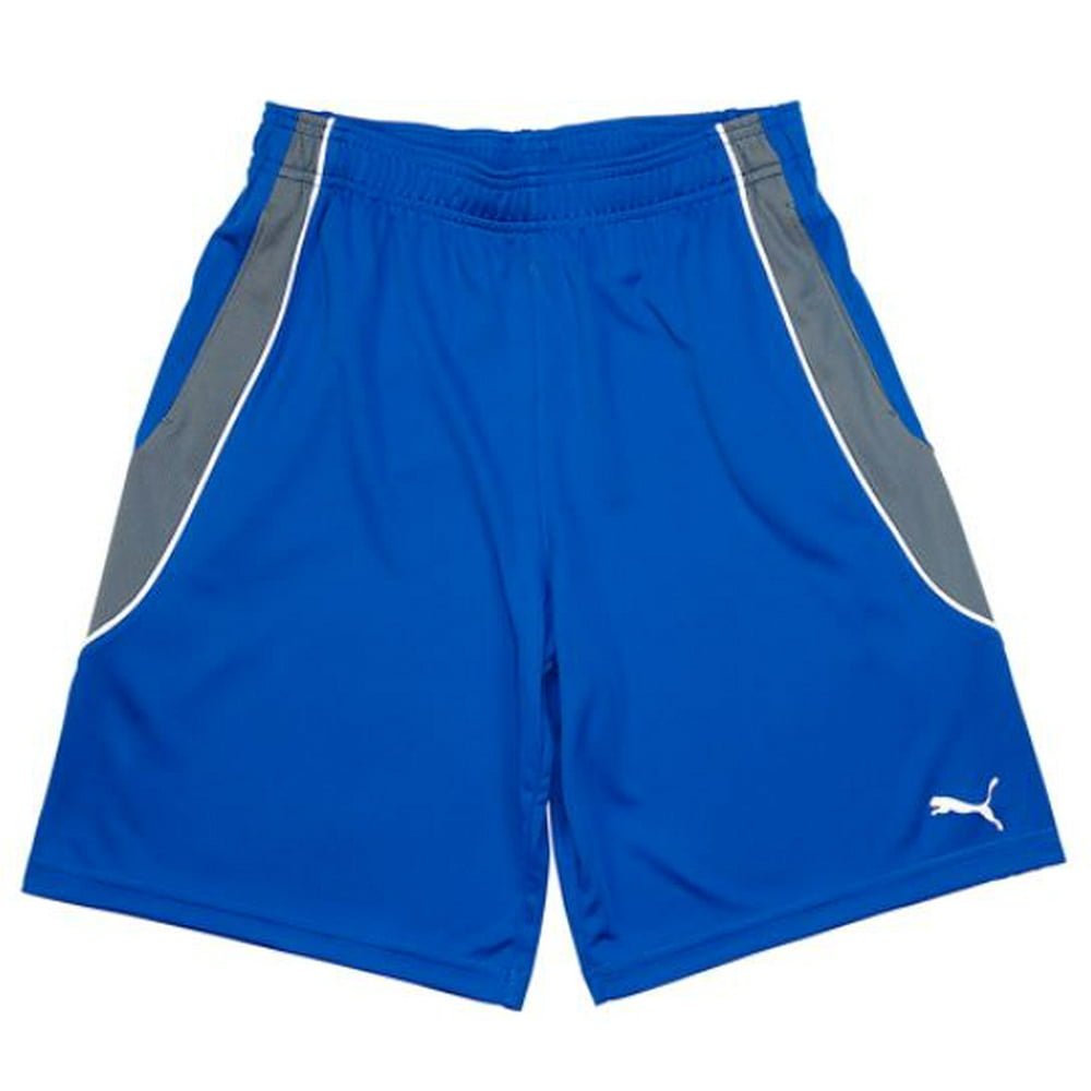 PUMA Puma Boys Dry Cell Moisture Management Athletic Short (Sky Blue, XL 18/20)