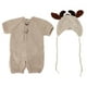 thumbnail image 1 of Disfraz de ternero para bebé, fotografía infantil, ropa de ternero, traje de vaca de algodón y leche para bebé, 1 of 14