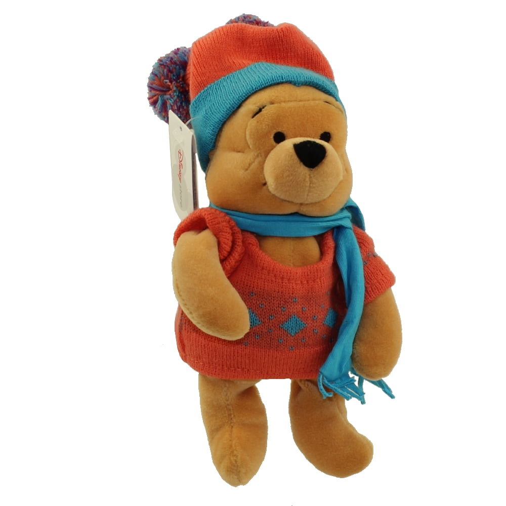 Disney Winnie the Pooh Bean Bag Plush in Costume 8" Holiday 