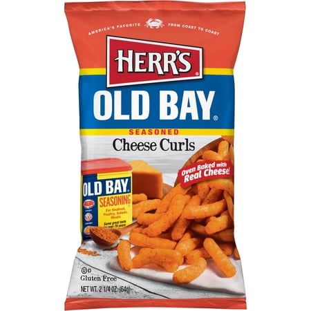 Herr's Old Bay Flavored Cheese Curls 2.25 oz