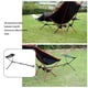 thumbnail image 5 of Greeniant Reposapiés para silla plegable, reposapiés, pata retráctil, tubo de 18-30mm de diámetro, reposapiés, aleación de aluminio, Ropa Deportiva, Zapatos, 5 of 6