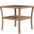 thumbnail image 4 of PE Rattan + Tempered Glass Top / Versatile Use for Outdoor Dining & Gaming, 4 of 5