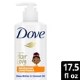 thumbnail image 3 of Dove Kids Care Conditioner for Coils, Curls and Waves Hair Love Kids Hair Care Infused with Coconut Oil and Shea Butter, 17.5 fl oz, 3 of 6