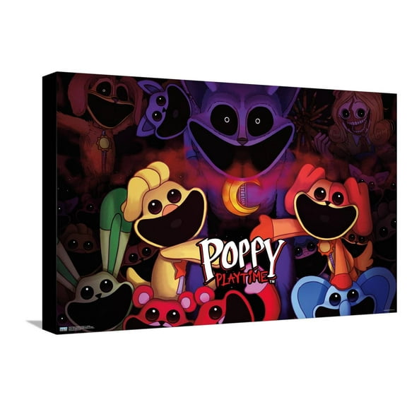 Poppy Playtime: Chapter 4 - CatNap Canvas Wall Poster, 14.725" x 22.375"