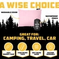 thumbnail image 2 of Almohada de Camping Wise Owl Outfitters de Espuma Viscoelástica para Viaje, 2 of 9