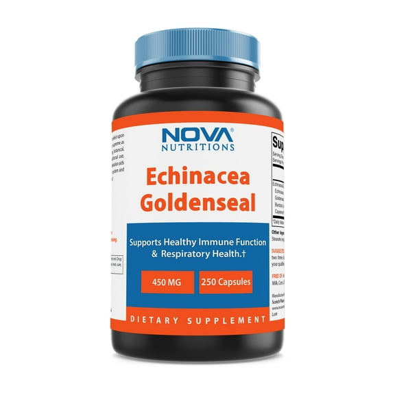 Nova Nutritions Echinacea Goldenseal Complex 450 mg