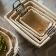 thumbnail image 2 of Wire Basket With Linen Liner Rectangular, 2 of 4