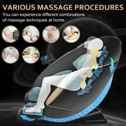 BILITOK Massage Chair Neck Massager with Zero Gravity Heating Bluetooth Functions (Black)