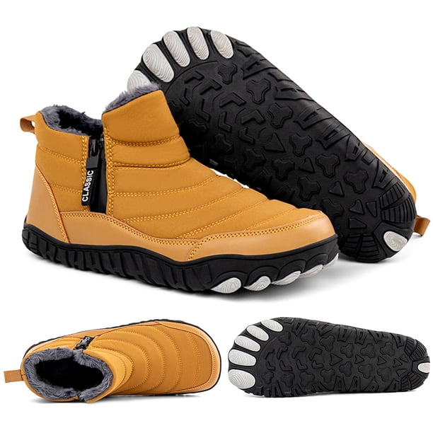 Zapatos Descalzos Ligeros Botas Nieve Invierno Antideslizantes Impermeables para Hombres Y Mujeres