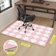 thumbnail image 3 of Tapete para Silla QDJGSDDGM 91x122cm Antideslizante Cuadros Rosados, 3 of 7