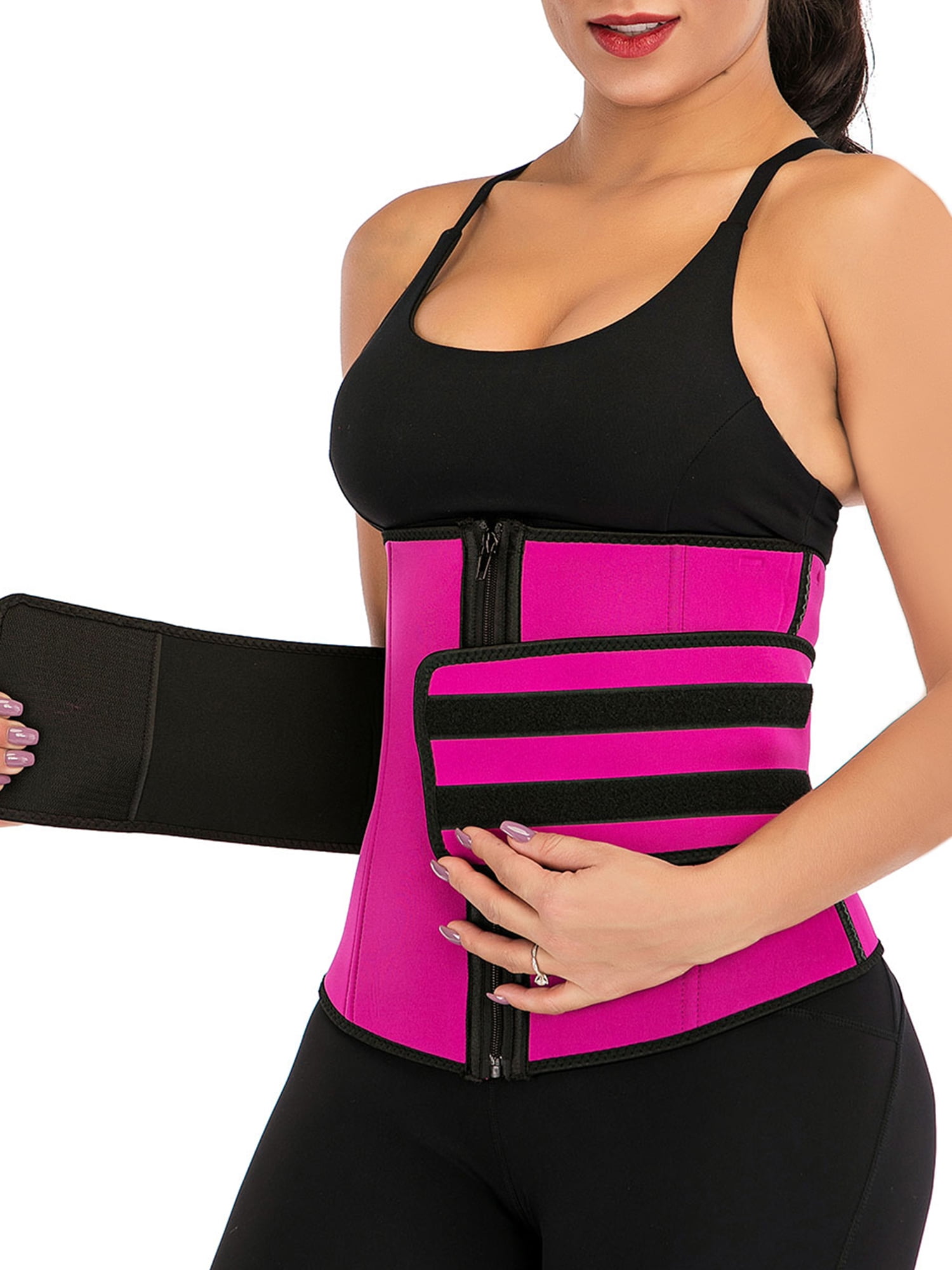 Details about   Women Waist Trainer Body Shaper Slimmer Sweat Belt Tummy Control Cincher Girdle 