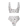 thumbnail image 6 of Rocae Cute Cat for Bikini Set for Women Two Piece Sexy High Swimsuits Split Crossover Bikini XX-Large, 6 of 9