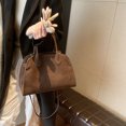 thumbnail image 3 of Bolso Mano para Mujer Vintage Correa Ajustable Diario Gamuza, 3 of 9