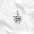 thumbnail image 6 of NINGAN S925 Vintage Floral Butterfly Dangle Charm for Women Moment Bracelet Necklace Pendant, 6 of 6