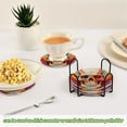 thumbnail image 6 of 6 Pcs Skull Skeleton Drink Coasters with Holder Absorbent Coaster Sets Cup Heat-Resistant Hot Pads Mats for Bar Table Protection, 6 of 7