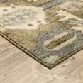thumbnail image 2 of 7â€™ x 10â€™ Tan and Gold Central Medallion Indoor Area Rug, 2 of 3