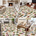thumbnail image 5 of Tropical Cactus Area Rugs 5'x7', Washable Small Throw Rugs for Laundry Room Playroom, Spring Summer Potted Plants Rustic Indoor Outdoor Rug Non-Slip Low Pile Carpet Runner Reversible Floor Mats, 5 of 8