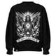 thumbnail image 1 of Sudadera Negra Sin Gorro Extra Grande Hell Christ, 1 of 4