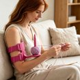 thumbnail image 6 of Wearable Crochet Yarn Holder, Arm-Fixed Spool Dispenser for Knitting and Fiber Crafts, Portable Hands-Free Yarn Stand for Crafting on the Couch, at Classes, Travel or Outdoors, 6 of 8