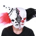 thumbnail image 1 of ITFABS Halloween Clown Mask, Creepy Killer Devil Full Head Latex Mask, 1 of 2