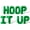Green, variant on Letter Balloons - HOOP IT UP 16" Inch Alphabet Letters Foil Mylar Balloon Basketball Themed Birthday Party Banner (Green)