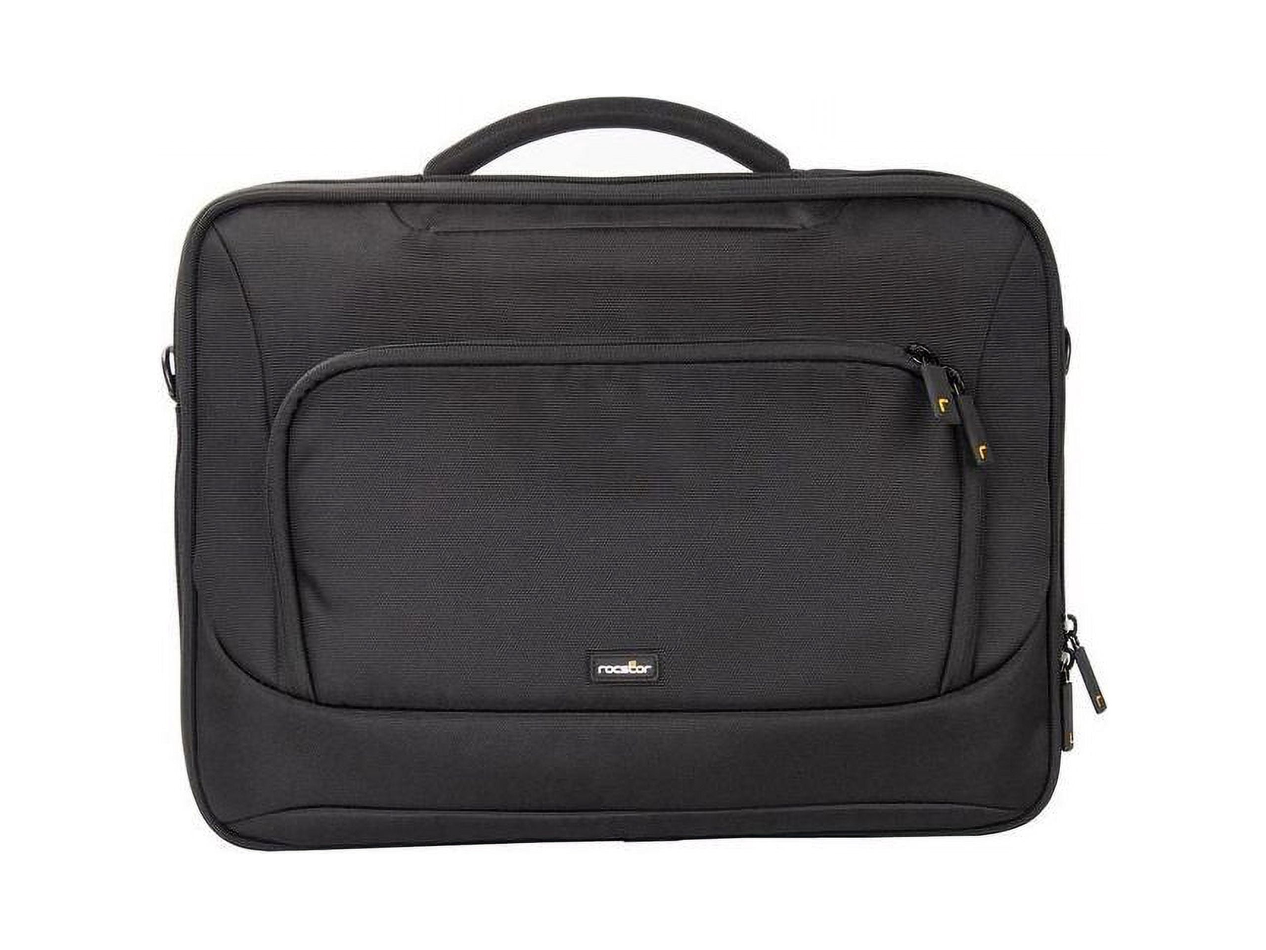 Rocstor Premium 13" & 14" Professional Toploading Universal Briefcase Laptop Case - Weather & Water Resistant - RFID Blocking Pocket - Lightweight - Exterior 1200D Polyester & Interior 210D Polyest...