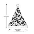 thumbnail image 3 of Salouo Yin And Yang for Adult Christmas Hat Xmas Holiday Hat Santa Hat for Women & Men Festive Headwear Accessories Fit for Christmas/ New Year/Holiday/Party,1PC, 3 of 6