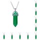 thumbnail image 3 of Sonducket Hexágono Columna Encanto Mujeres Colgantes Colgantes Amuletos de cristal puntiagudos para DIY Cadena Llaveros Decoraciones Verde Verde 10piezas Sonducket CBP468238, 3 of 4