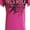 Pink, variant on Womens Dorm Night Shirt Comic T-Shirts Adult Sleepwear, Pink, Size: Medium