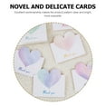 thumbnail image 4 of Shisuyan 60Pcs Valentine's Day Message Cards Heart Pattern Greeting Cards Blessing Cards, 4 of 8