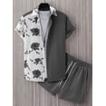 thumbnail image 4 of Conjunto De Camisa De Manga Corta Estampada Para Hombre, 4 of 8
