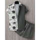 thumbnail image 4 of Conjunto De Camisa De Manga Corta Estampada Para Hombre, 4 of 8