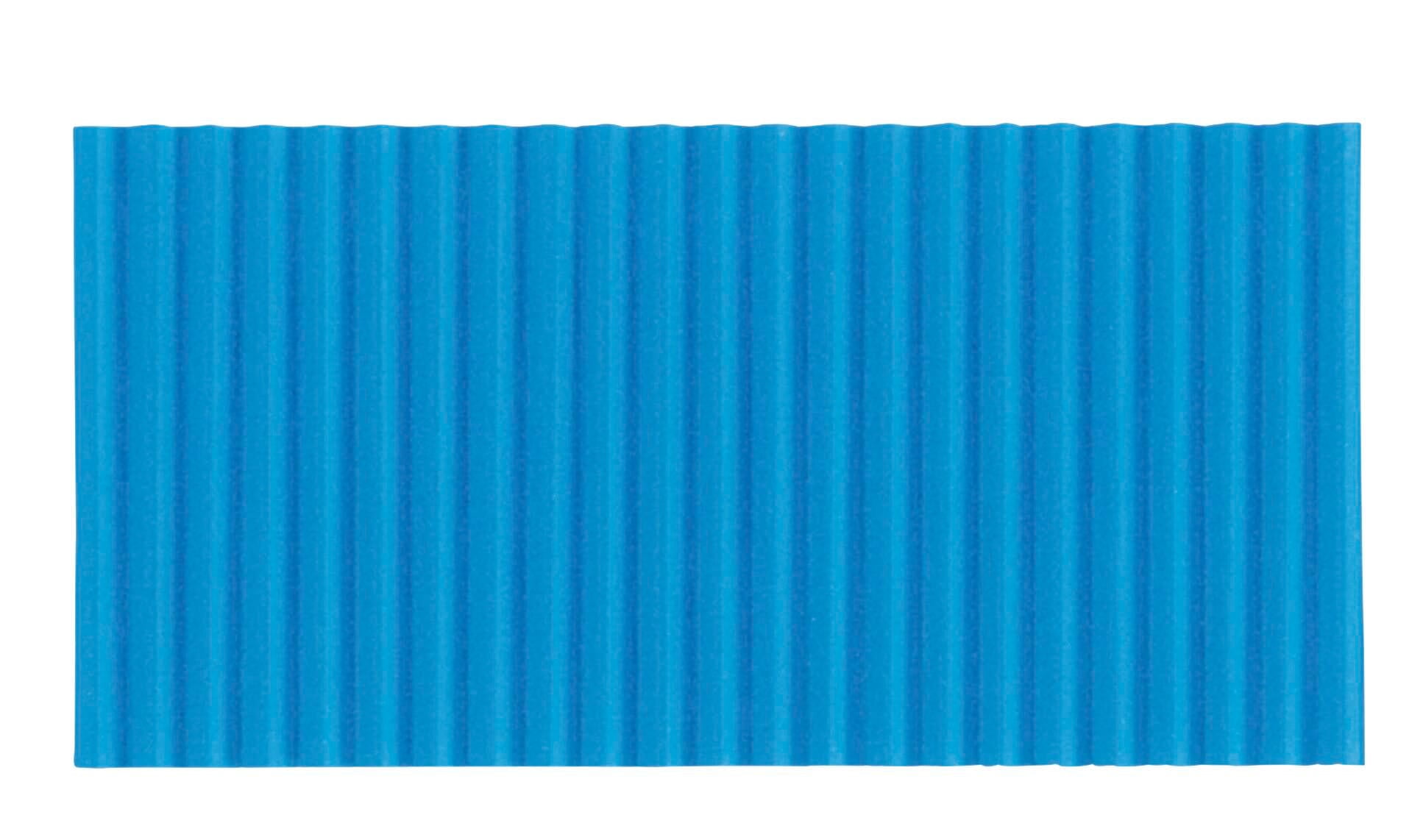 Corobuff Corrugated Paper Roll, 48-inch x 25-foot, Brite Blue