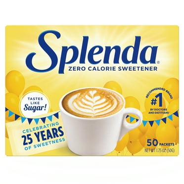 Splenda Zero Calorie Sweetener, Sugar Substitute Packets - 50 Count