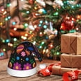 thumbnail image 6 of Fuzoiu Colorful Floral2 Print Santa Hat Christmas Hat for Adults,Santa Hats with Pompom, Unisex Xmas Holiday Hat for Christmas New Year Festive Party Supplies, 6 of 6