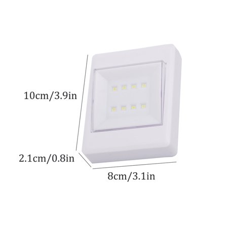 

Artoneday Night-lights Bright LED Lamp with Pressing Control White Emergency Supplies Home Decorations Decor for Bedroom Wardrobe Kitchen