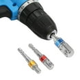 thumbnail image 2 of 1/2" Hexagonal Adaptateur de Douille Outil de Foret à Impact Prolongé (Argent) Simple, 2 of 5