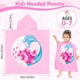 thumbnail image 4 of Kids Hooded Beach Towel for Boys Girls,Bath Pool Beach Poncho Towels Super Soft & Absorbent Cotton Towel Childrens Mermaid Beach Towels for Toddler 0-7 Years Old, 4 of 4