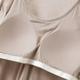 thumbnail image 4 of Staron Summer Tank Tops for Women Casual Loose Round Neck Sleeveless Basic Solid Color Comfy with Padded Bra, Beige XXL, 4 of 5