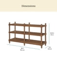 thumbnail image 4 of The Pioneer Woman Harper Spindle 3-Shelf Console Table, Homestead Brown, 4 of 9