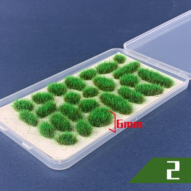 25 Pieces Cluster Grass Layout Model Dioramas Scenery Decor Static